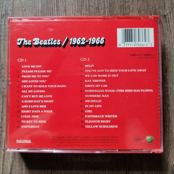 The Beatles / 1962-1966 Red Album (2 Disc) - She Loves You, Help, Eleanor Rigby - Picture 2 of 7